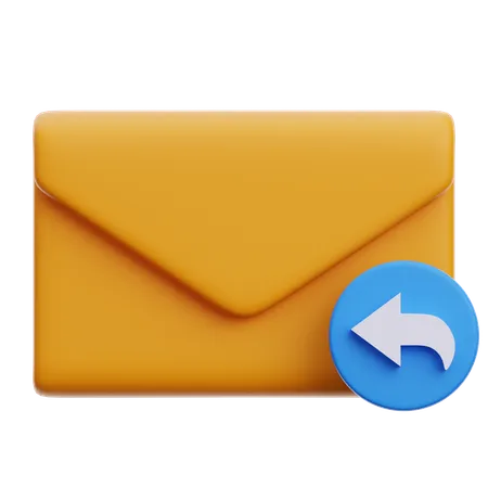 Email de réponse  3D Icon