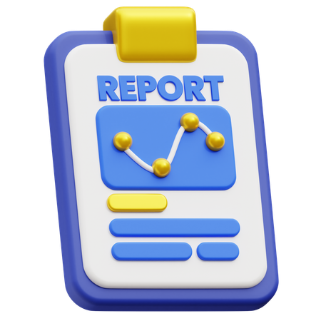 Report  3D Icon