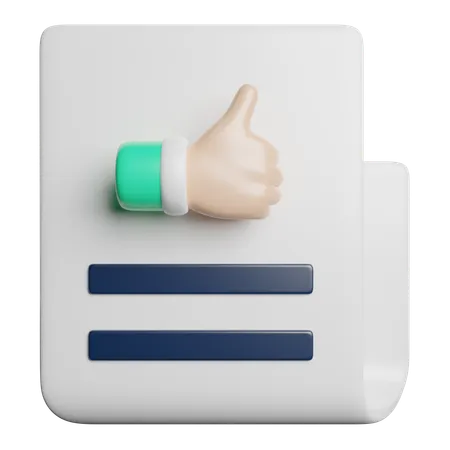 Report Feedback Document 3D Icon
