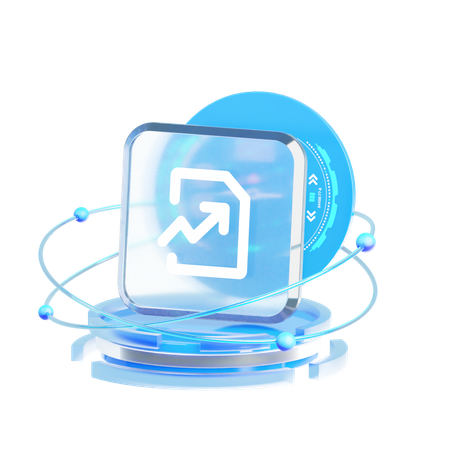 Report  3D Icon