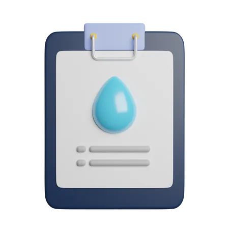 Report Document Anlysis 3D Icon