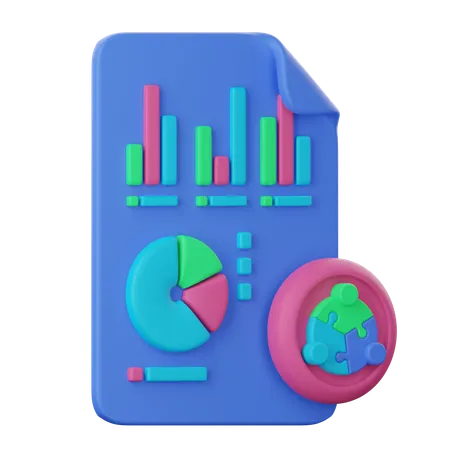 Report Collaboration  3D Icon