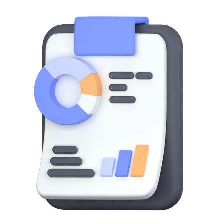 Report data  3D Icon