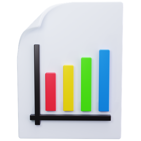 Report Document  3D Icon
