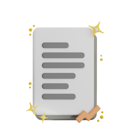 Report File  3D Icon