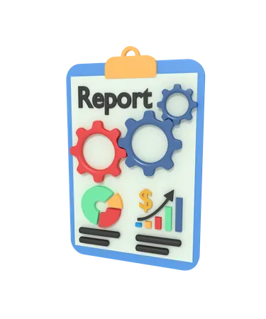 Report Management  3D Icon