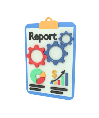 Report Management 3D Icon