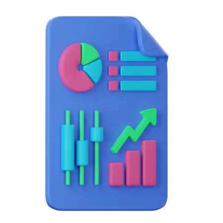 Report Presentation  3D Icon