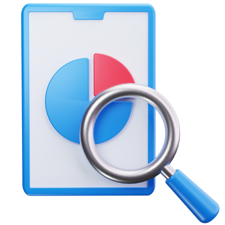 Report Search  3D Icon