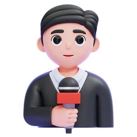 Repórter  3D Icon