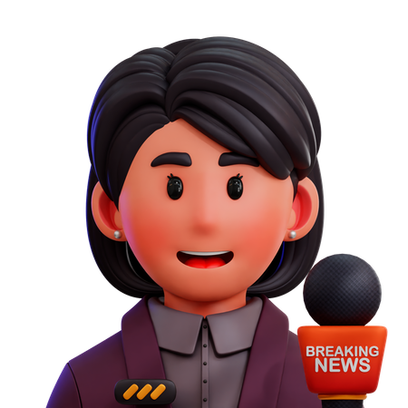 Reporter  3D Icon