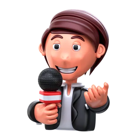 Reporter  3D Icon