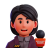 3d reporter emoji