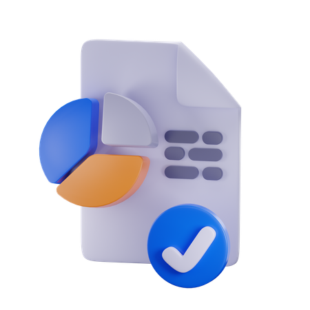 Reports and Analytics  3D Icon