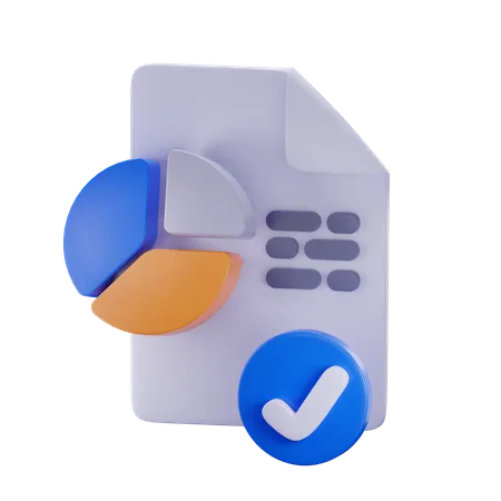 Reports and Analytics  3D Icon