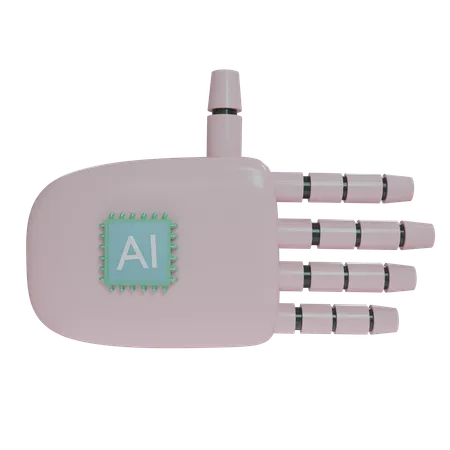 Reposamanos Robot Rosa  3D Icon