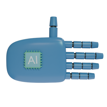 Reposamanos para robot SteelBlue  3D Icon