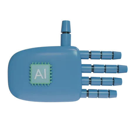 Reposamanos para robot SteelBlue  3D Icon