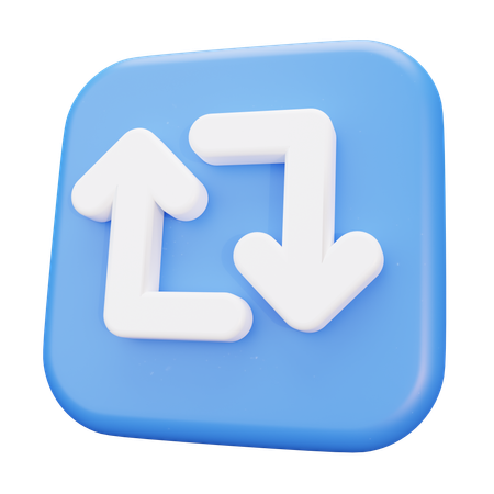 Repost  3D Icon