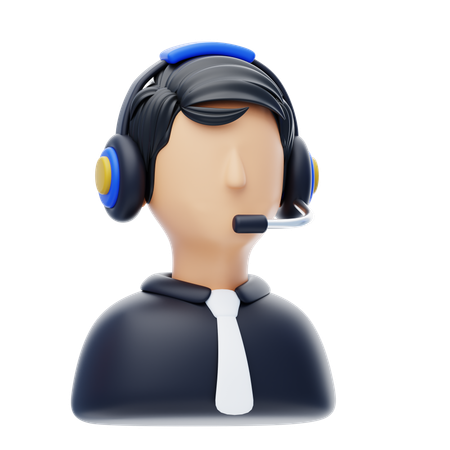 Représentant du service clientèle  3D Icon
