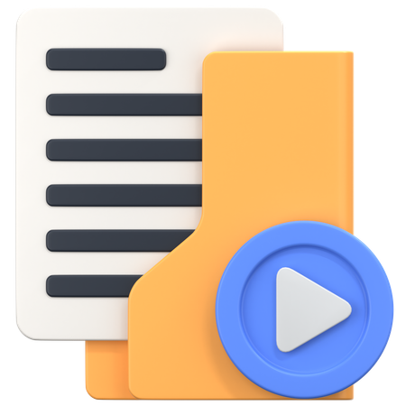 Reproducir carpeta  3D Icon