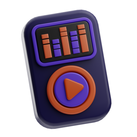 Reproductor de mp3  3D Icon