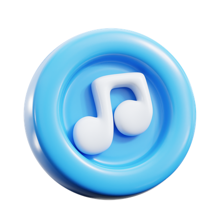 Reproductor de música  3D Icon