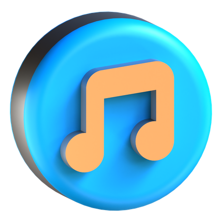 Reproductor de música  3D Icon