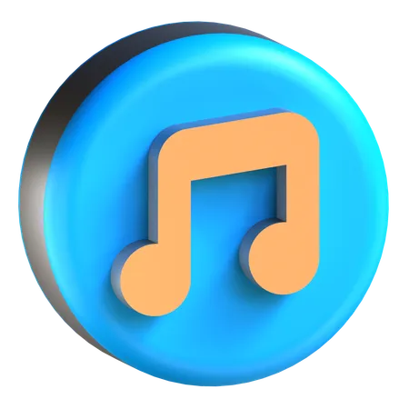 Reproductor de música  3D Icon