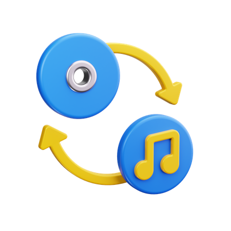 Reproductor de música  3D Icon