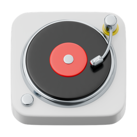 Reproductor de música  3D Icon
