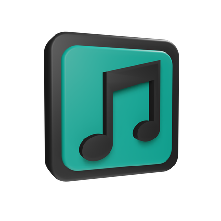 Reproductor de música  3D Icon