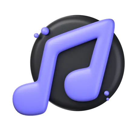 Reproductor de música  3D Icon