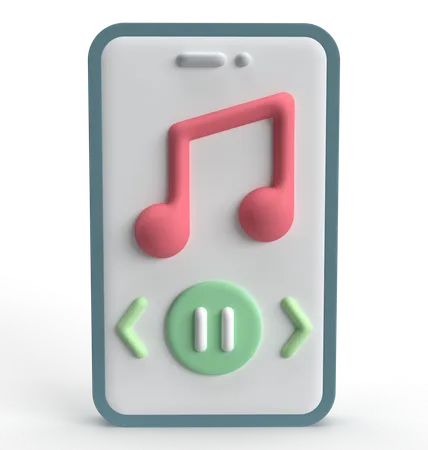 Reproductor de música  3D Icon