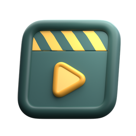 Reproductor de video  3D Icon