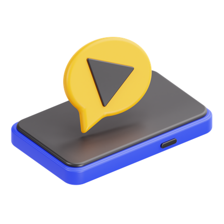 Reproductor de video  3D Icon