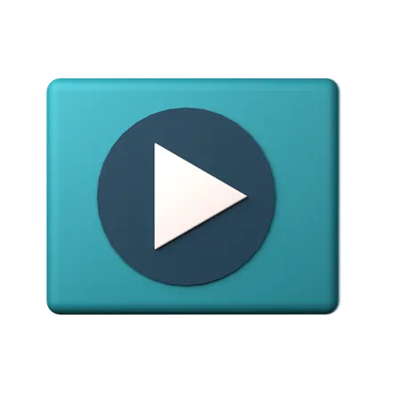 Reproductor de video  3D Icon