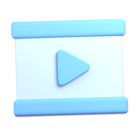 Reproductor de video  3D Icon