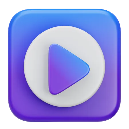 Reproductor de video  3D Icon