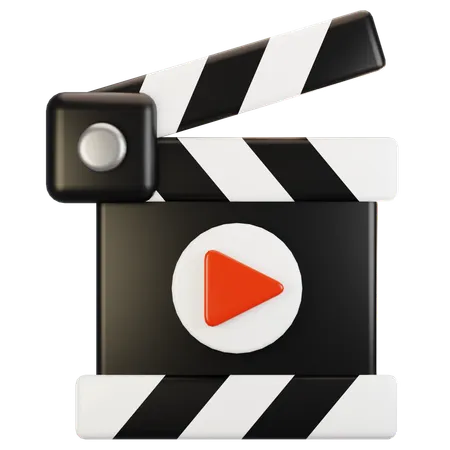 Reproductor de video  3D Icon