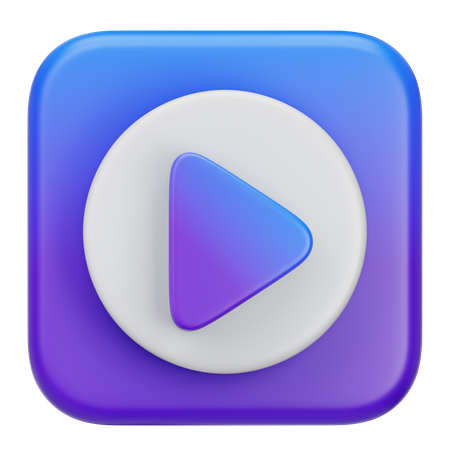 Reproductor de video  3D Icon