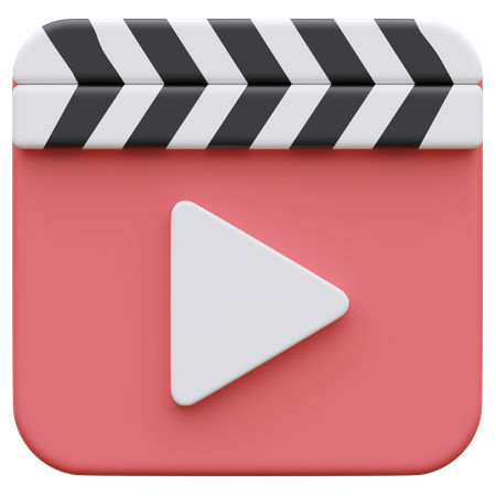 Reproductor de video  3D Icon