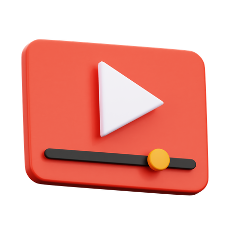 Reproductor de video  3D Icon