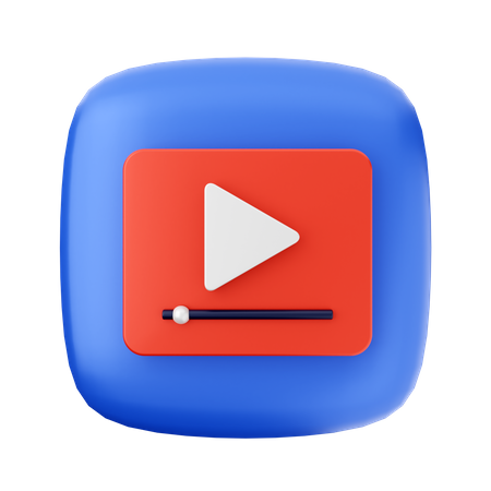 Reproductor de video  3D Icon