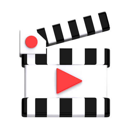 Reproductor de video  3D Icon