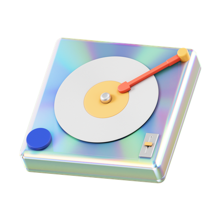 Reproductor de vinilo  3D Icon