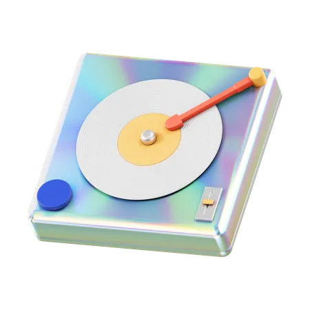 Reproductor de vinilo  3D Icon