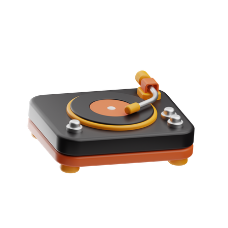 Reproductor de vinilo  3D Icon