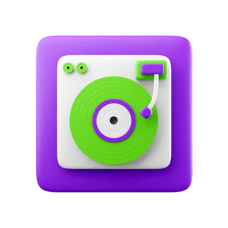 Reproductor multimedia  3D Icon