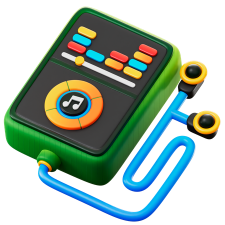 Reproductor de mp3  3D Icon